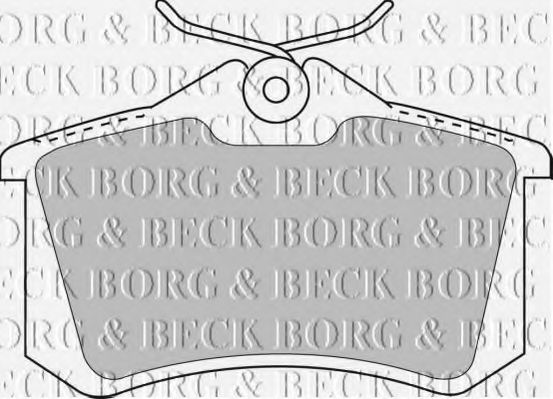 BBP1512 BORG+%26+BECK Brake Pad Set, disc brake