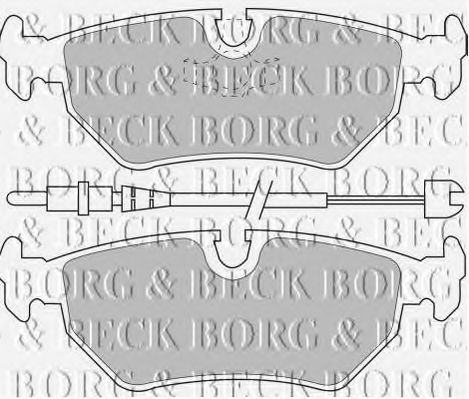 BBP1515 BORG+%26+BECK Brake Pad Set, disc brake