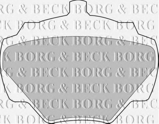 BBP1528 BORG+%26+BECK Brake Pad Set, disc brake