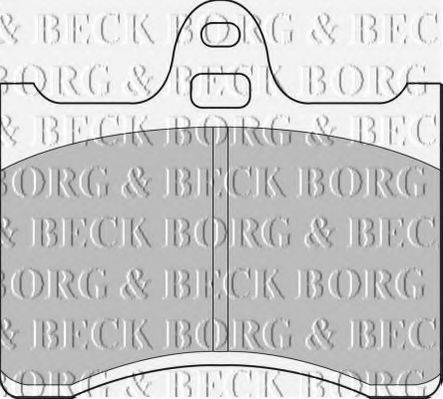 BBP1538 BORG+%26+BECK Brake Pad Set, disc brake