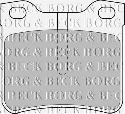 BBP1539 BORG+%26+BECK Brake System Brake Pad Set, disc brake