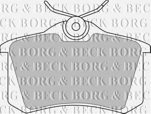 BBP1542 BORG+%26+BECK Brake Pad Set, disc brake