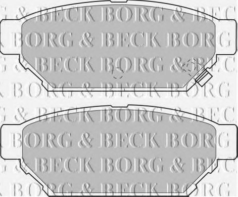 BBP1543 BORG+%26+BECK Brake System Brake Pad Set, disc brake