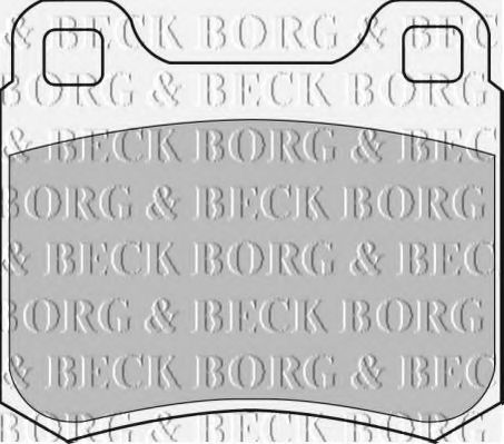 BBP1544 BORG+%26+BECK Brake Pad Set, disc brake