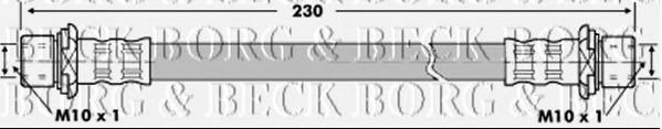BBH7102 BORG+%26+BECK Brake Hose