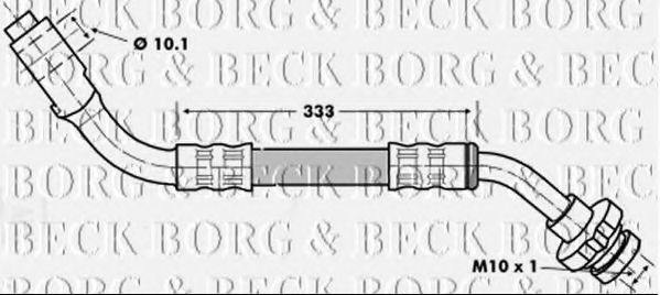 BBH7155 BORG+%26+BECK Bremsschlauch