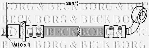 BBH7285 BORG+%26+BECK Brake System Brake Hose