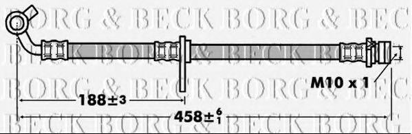 BBH7442 BORG+%26+BECK Bremsschlauch