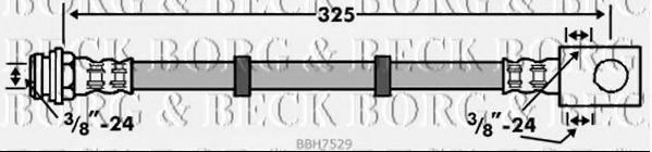 BBH7529 BORG+%26+BECK Bremsschlauch