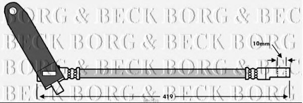 BBH7536 BORG+%26+BECK Bremsschlauch