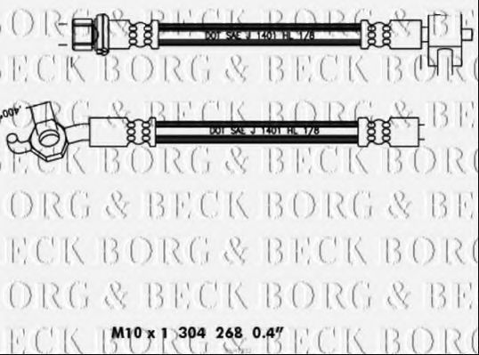 BBH7732 BORG+%26+BECK Brake System Brake Hose