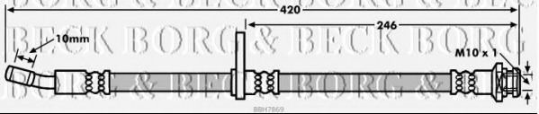 BBH7869 BORG+%26+BECK Bremsanlage Bremsschlauch