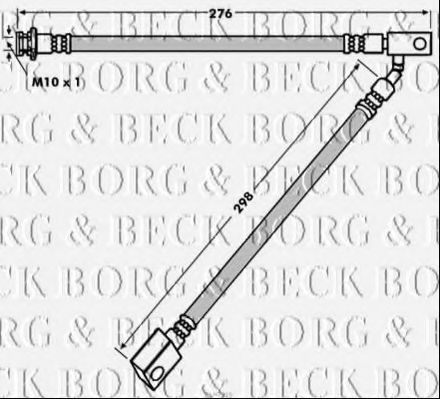 BBH7919 BORG+%26+BECK Brake System Brake Hose