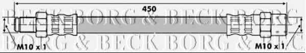 BBH6380 BORG+%26+BECK Brake Hose