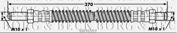 BBH6569 BORG+%26+BECK Тормозная система Тормозной шланг