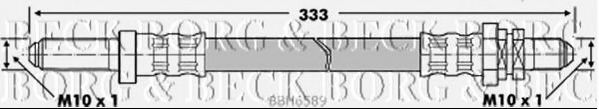 BBH6589 BORG+%26+BECK Bremsanlage Bremsschlauch