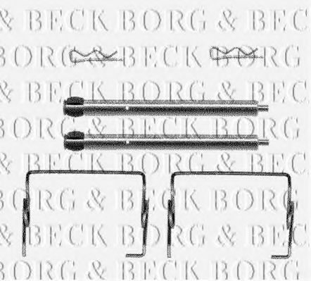 BBK1132 BORG+%26+BECK Accessory Kit, disc brake pads