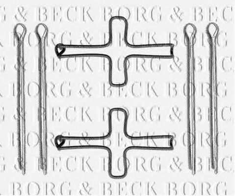 BBK1140 BORG+%26+BECK Brake System Accessory Kit, disc brake pads