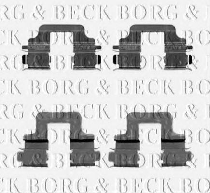 BBK1224 BORG+%26+BECK Комплектующие, колодки дискового тормоза