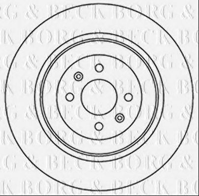 BBD4695 BORG+%26+BECK Brake System Brake Disc