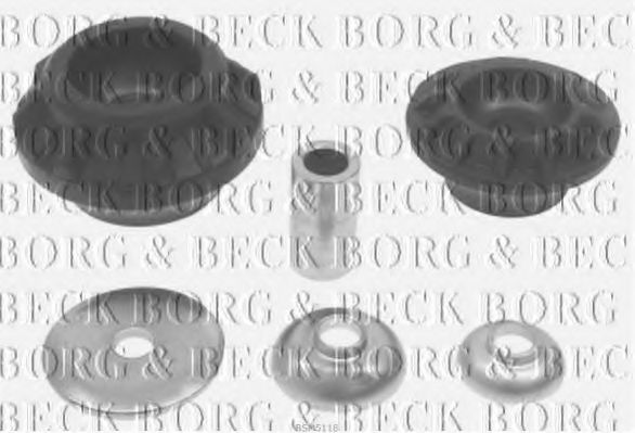 BSM5118 BORG & BECK Repair Kit, suspension strut