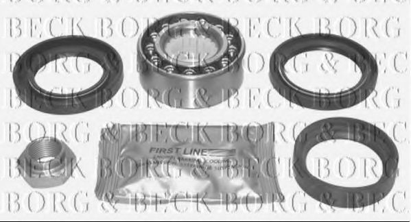 BWK108 BORG & BECK Wheel Bearing Kit