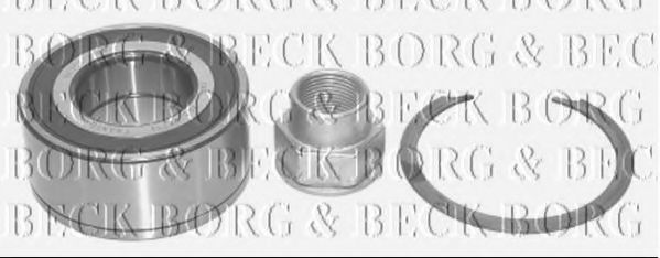 BWK737 BORG+%26+BECK Wheel Suspension Wheel Bearing Kit