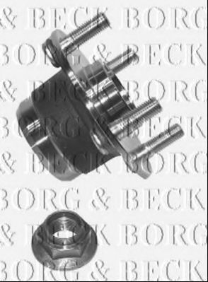 BWK867 BORG+%26+BECK Wheel Suspension Wheel Bearing Kit