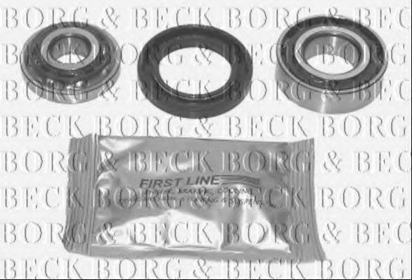 BWK011 BORG+%26+BECK Wheel Suspension Wheel Bearing Kit