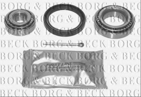 BWK018 BORG+%26+BECK Wheel Suspension Wheel Bearing Kit