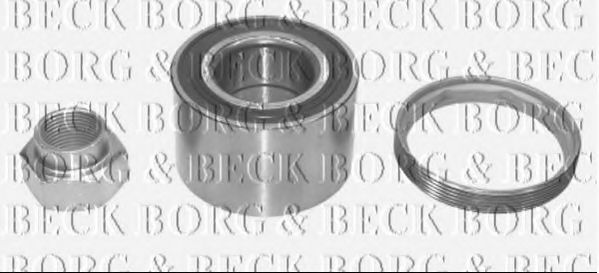 BWK044 BORG+%26+BECK Wheel Suspension Wheel Bearing Kit