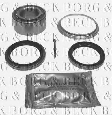 BWK120 BORG & BECK Wheel Bearing Kit