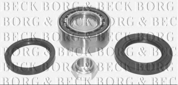 BWK165 BORG & BECK Wheel Bearing Kit