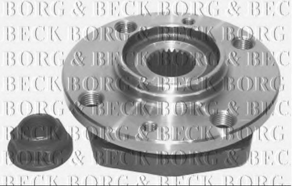 BWK277 BORG+%26+BECK Wheel Suspension Wheel Bearing Kit