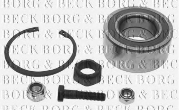 BWK299 BORG+%26+BECK Wheel Suspension Wheel Bearing Kit