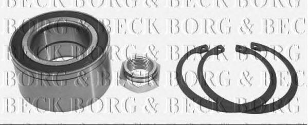 BWK346 BORG+%26+BECK Wheel Bearing Kit