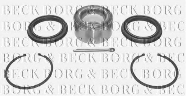BWK351 BORG+%26+BECK Wheel Suspension Wheel Bearing Kit