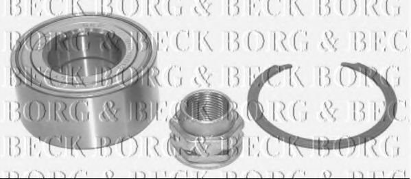 BWK369 BORG+%26+BECK Wheel Suspension Wheel Bearing