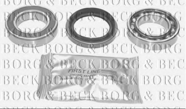 BWK446 BORG+%26+BECK Wheel Suspension Wheel Bearing Kit