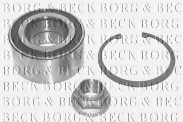 BWK535 BORG+%26+BECK Подвеска колеса Комплект подшипника ступицы колеса