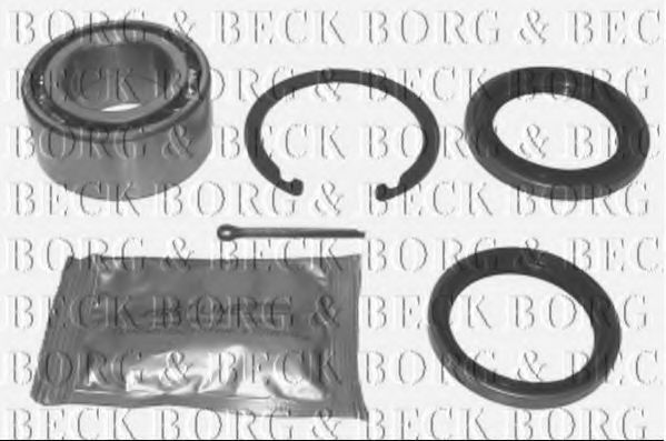 BWK576 BORG+%26+BECK Комплект подшипника ступицы колеса