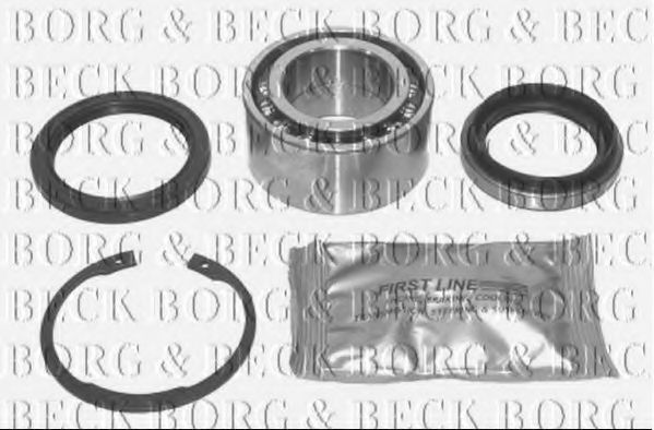 BWK665 BORG+%26+BECK Wheel Suspension Wheel Bearing Kit