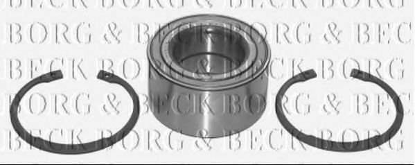 BWK763 BORG+%26+BECK Wheel Suspension Wheel Bearing Kit