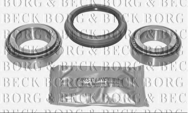 BWK814 BORG+%26+BECK Wheel Bearing Kit