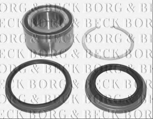 BWK962 BORG+%26+BECK Wheel Suspension Wheel Bearing Kit