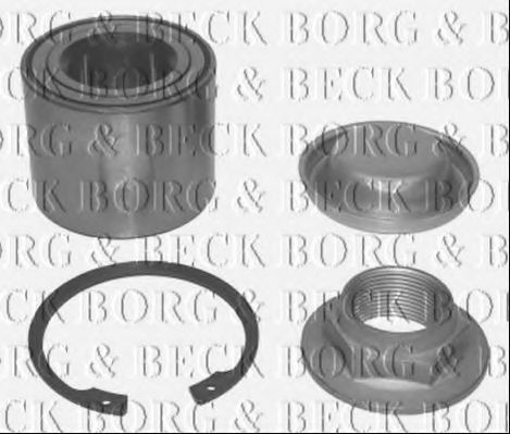 BWK1072 BORG+%26+BECK Wheel Suspension Wheel Bearing Kit