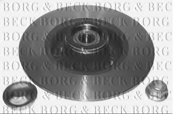 BWK1074 BORG & BECK Brake Disc