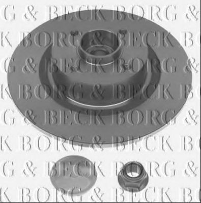 BWK1075 BORG+%26+BECK Brake System Brake Disc