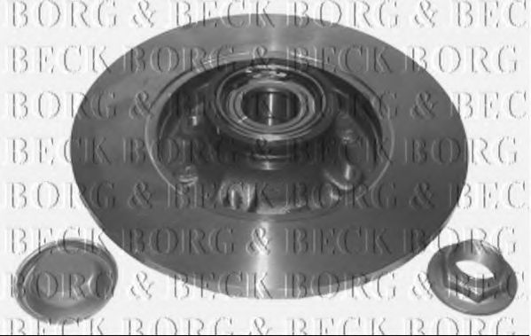 BWK1076 BORG+%26+BECK Brake System Brake Disc