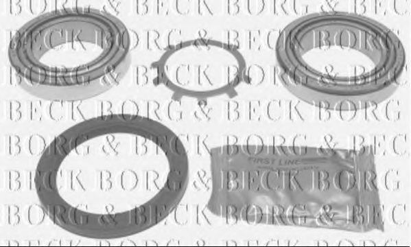 BWK1230 BORG+%26+BECK Wheel Suspension Wheel Bearing